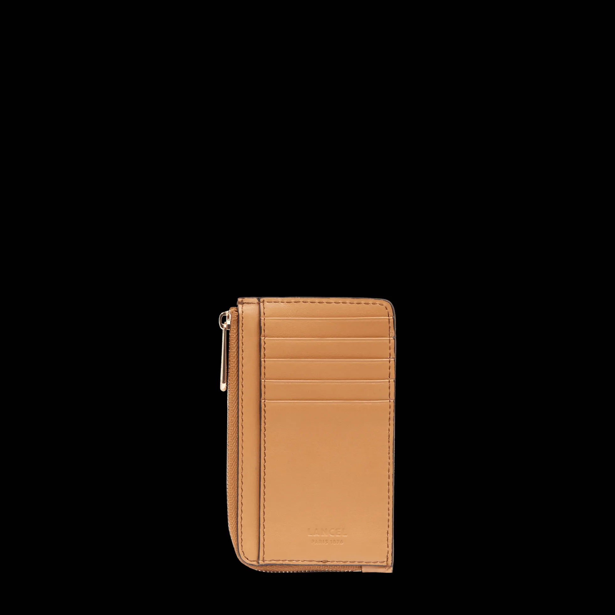 Porte-cartes zippé