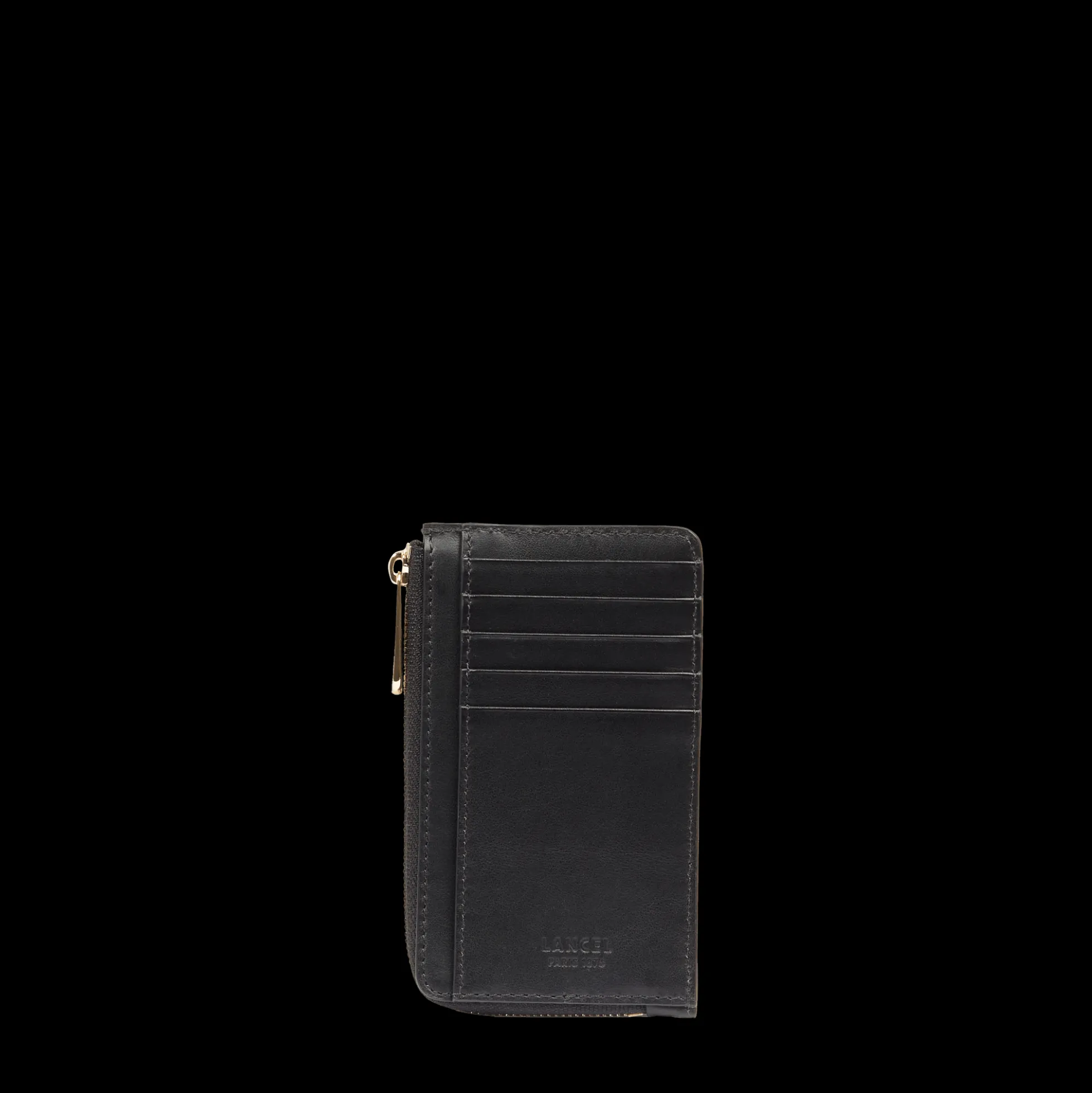 Porte-cartes zippé