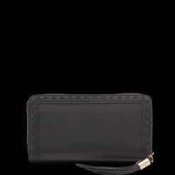 Portefeuille continental zippé