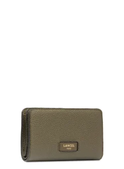 Portefeuille rectangulaire compact zippé