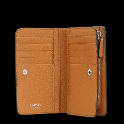 Portefeuille rectangulaire compact zippé