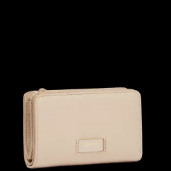 Portefeuille rectangulaire compact zippé