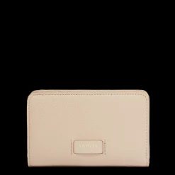 Portefeuille rectangulaire compact zippé