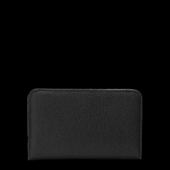 Portefeuille rectangulaire compact zippé