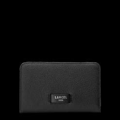 Portefeuille rectangulaire compact zippé