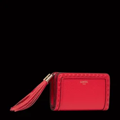 Portefeuille rectangulaire compact zippé