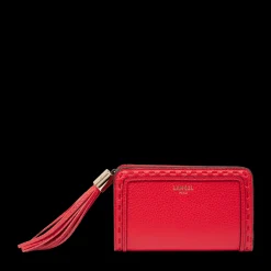Portefeuille rectangulaire compact zippé