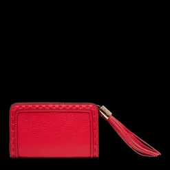 Portefeuille rectangulaire compact zippé