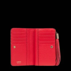 Portefeuille rectangulaire compact zippé