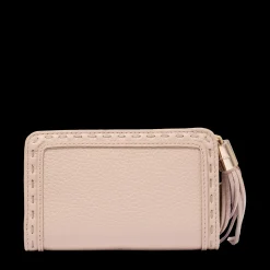 Portefeuille rectangulaire compact zippé