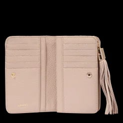 Portefeuille rectangulaire compact zippé