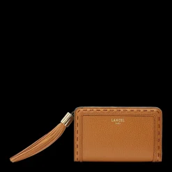 Portefeuille rectangulaire compact zippé