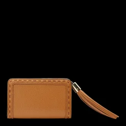 Portefeuille rectangulaire compact zippé