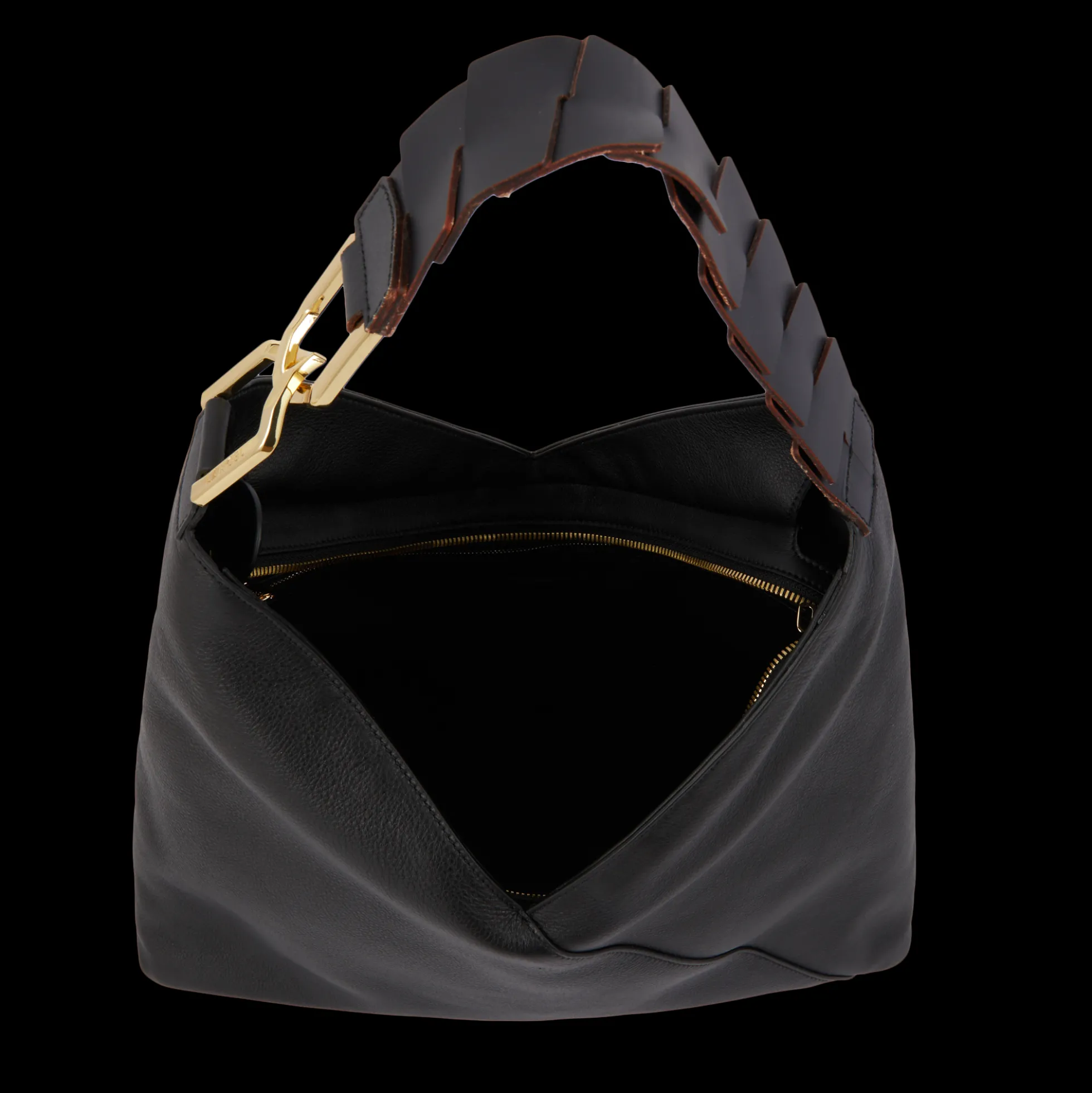Sac hobo zippé